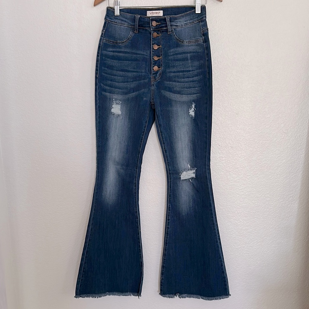 Vibrant M. I. U. Flare Jeans Sz 11